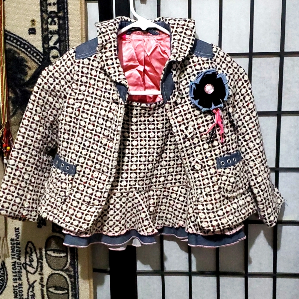 Escada wool set skirt and jacket